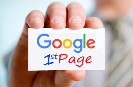 google first page seo