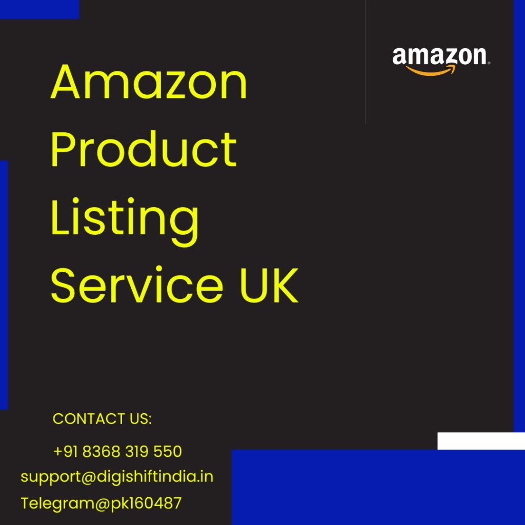 Amazon Product Listing Service UK