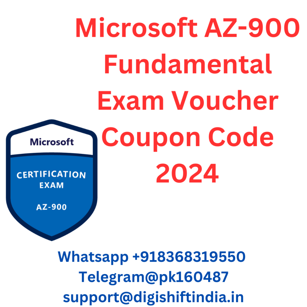 Microsoft Fundamental Exam Voucher AZ 900 Voucher Coupon Codes 2024