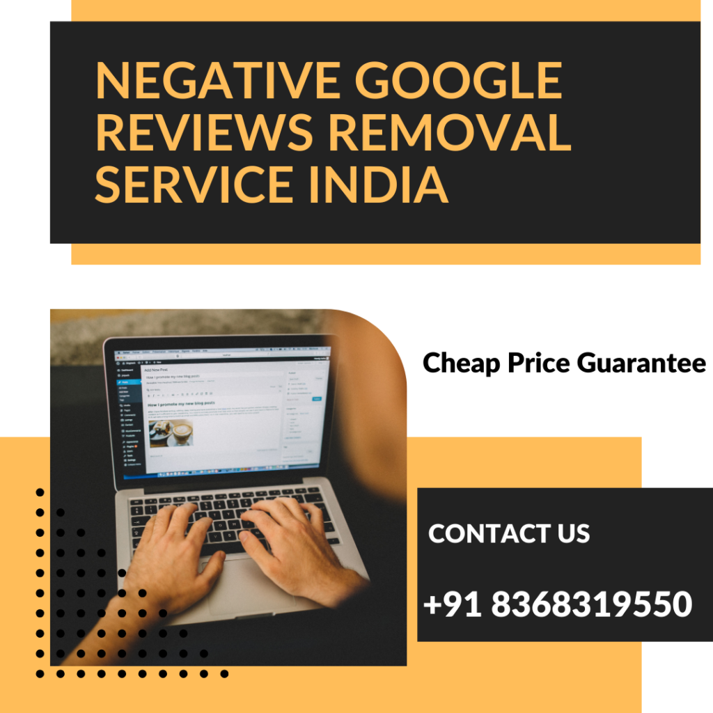 Negative Google Reviews Removal Service India 