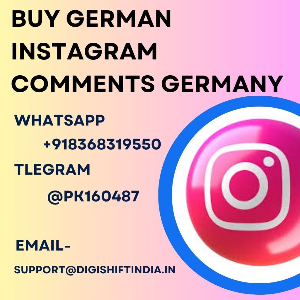Buy German Instagram Comments  Germany