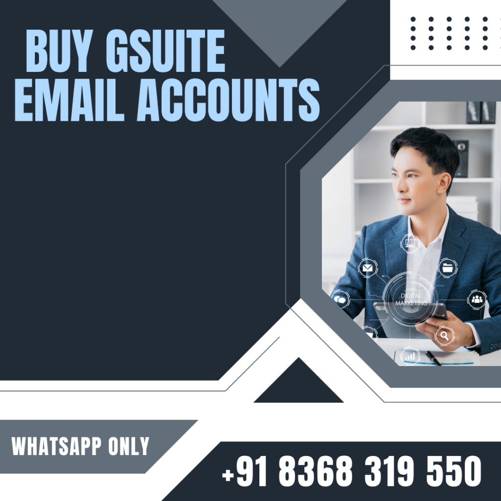  Buy Gsuite Email Accounts