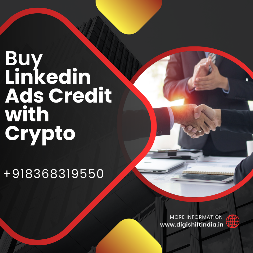 Buy Linkedin Ads Credit with Crypto
