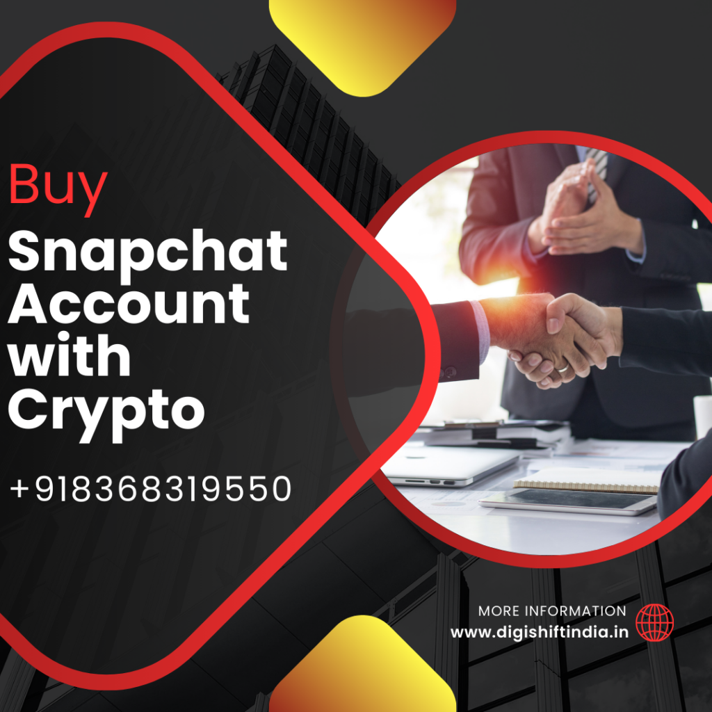 Buy Snapchat Account with Crypto