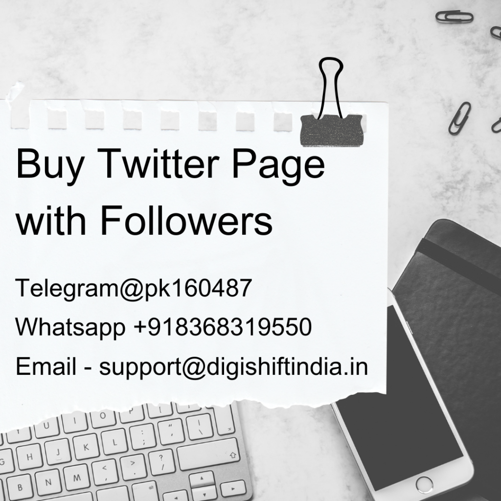 Buy Twitter Page with Followers