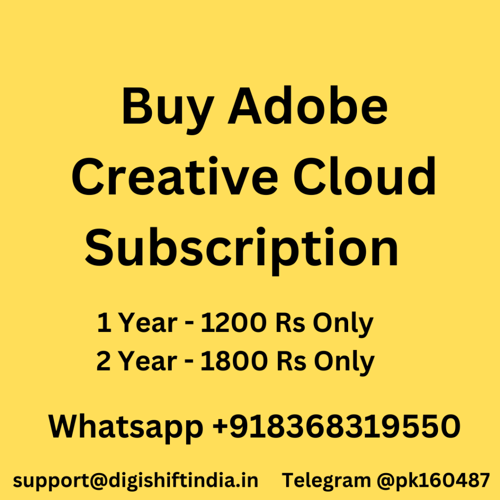 Adobe Creative Cloud Discount Coupon Code 2025