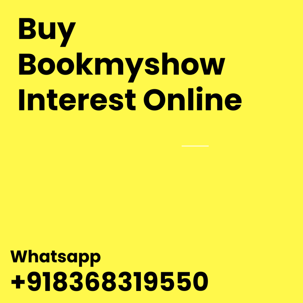 Buy Bookmyshow Interest Online