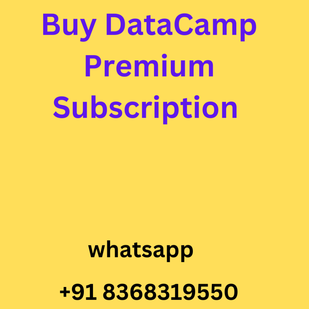 Buy DataCamp Premium Subscription