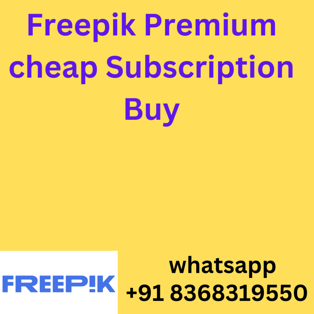Freepik Premium cheap Subscription Buy