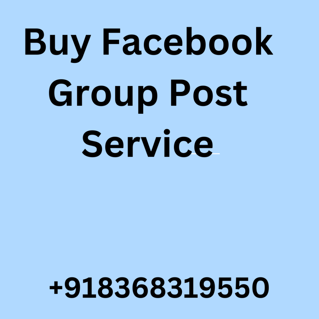 Buy Facebook Group Post Service