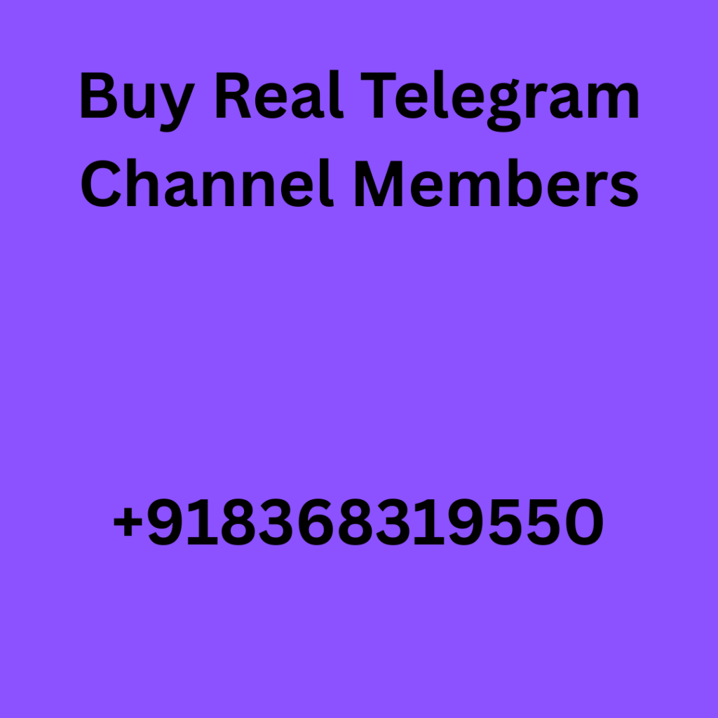 Buy Real Telegram Channel Members
