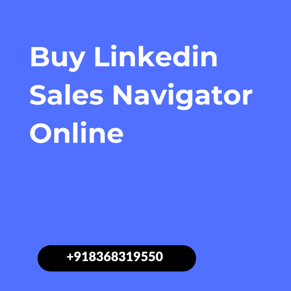 Buy Linkedin Sales Navigator Online