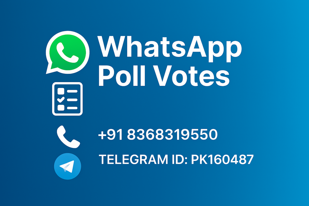 Buy Whatsapp Poll Votes