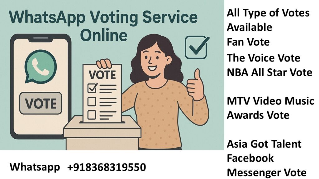 Whatsapp Voting Service Online 