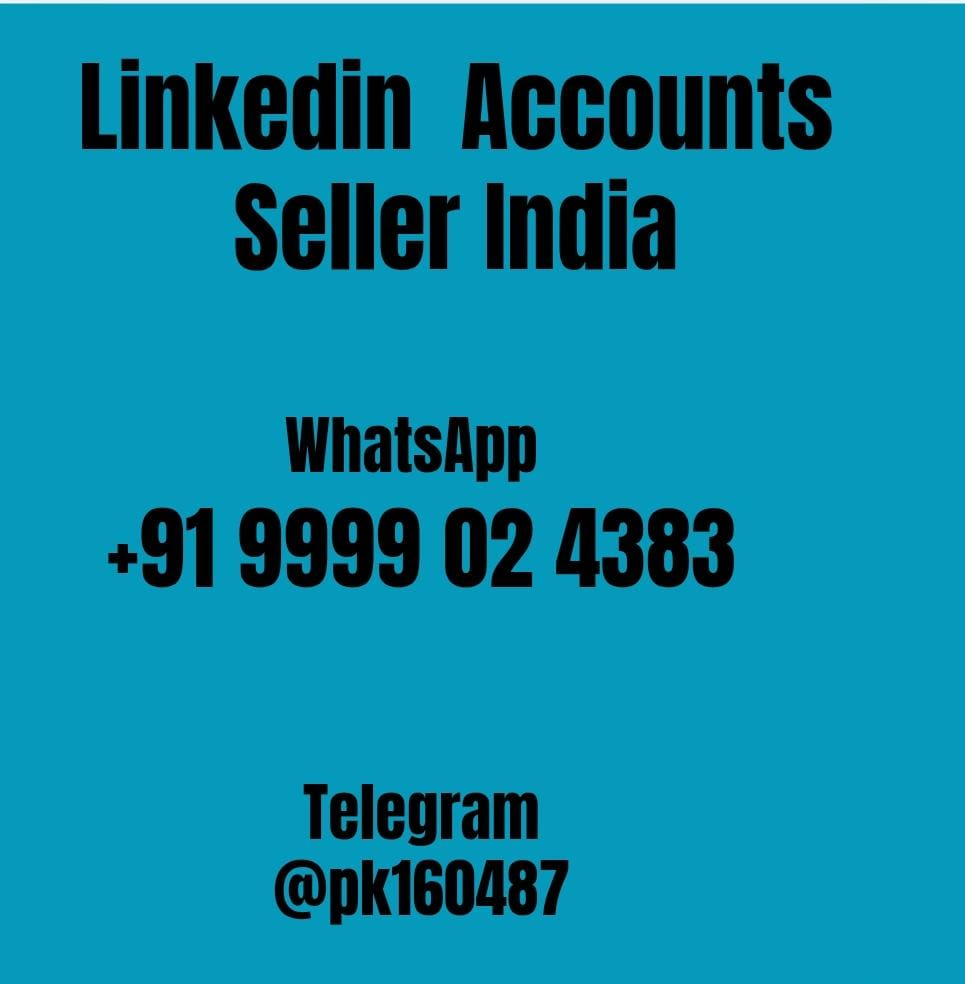 LinkedIn Accounts Seller India 
