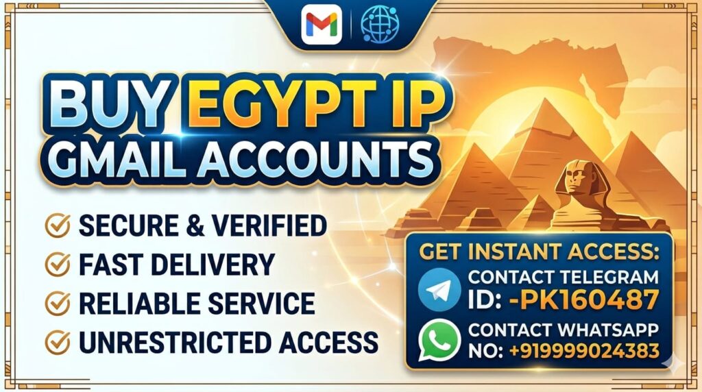 Buy Egypt IP Gmail Accounts