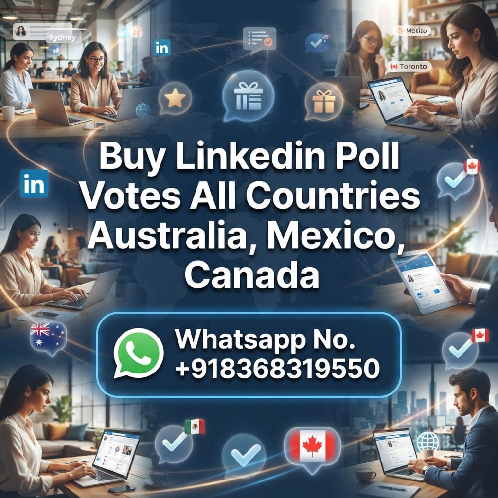 Buy LinkedIn Poll Votes – All Countries