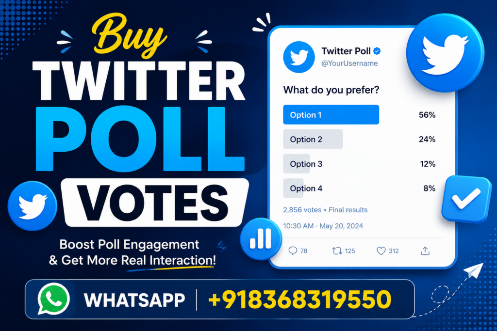 Buy Twitter Poll Votes