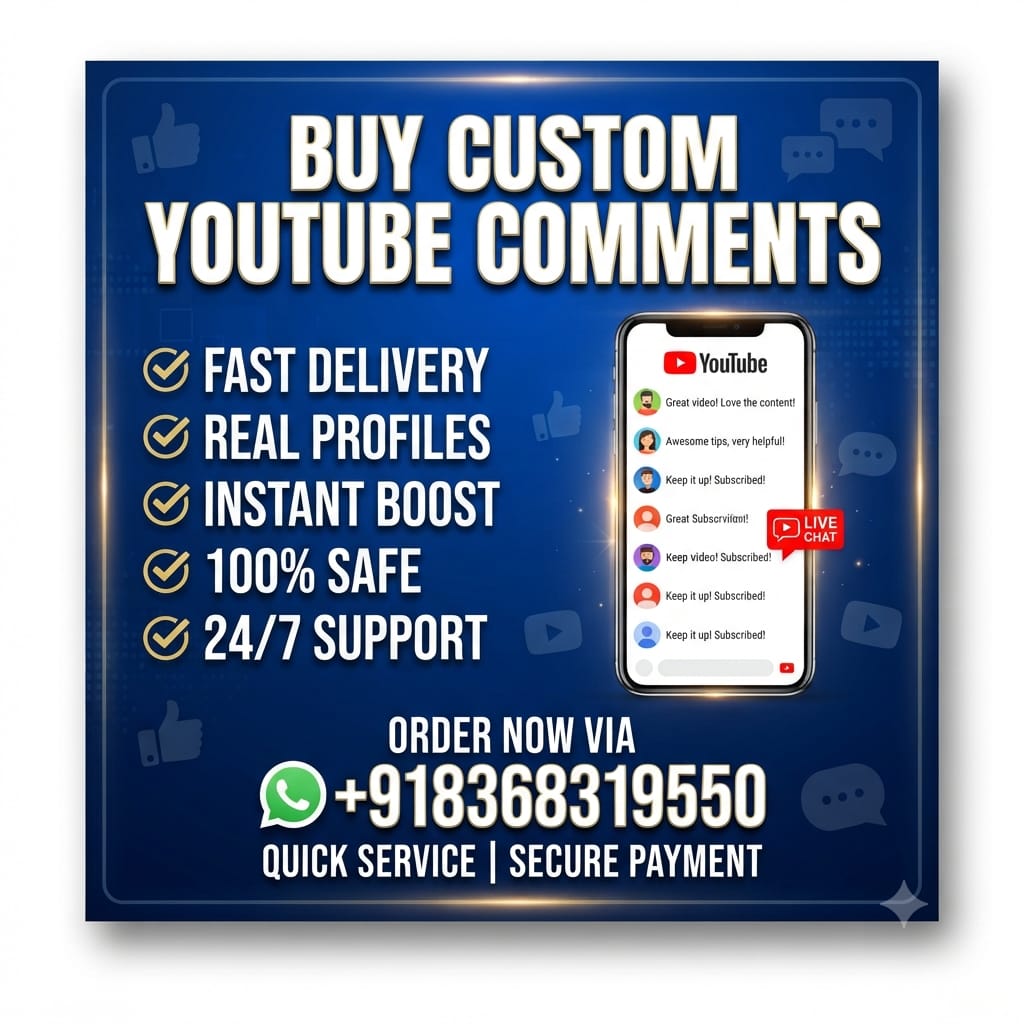 Buy Custom YouTube Comments