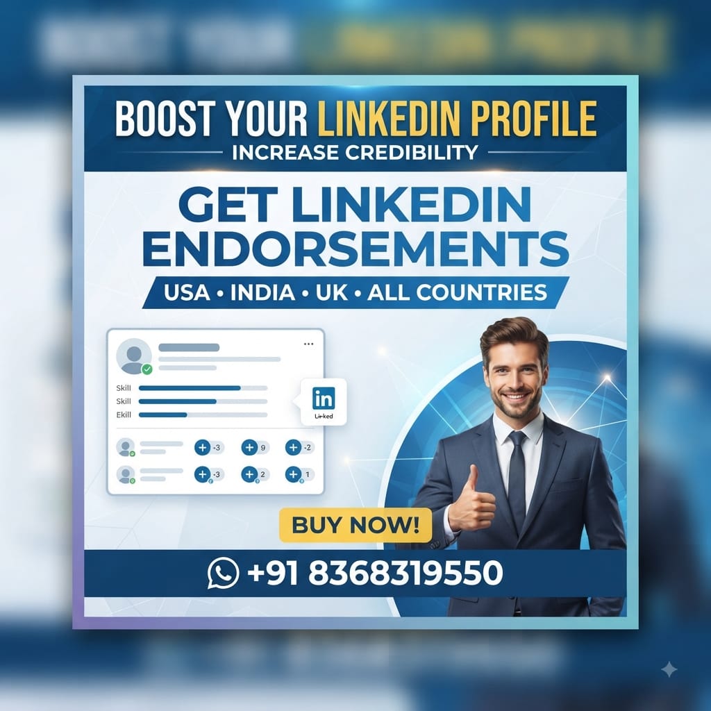 Buy Linkedin Endorsement USA India UK all Countries