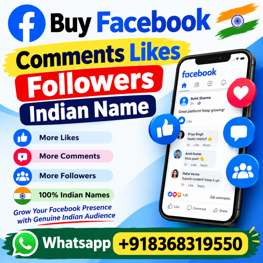 Buy Facebook Comments Likes Followers Indian Name