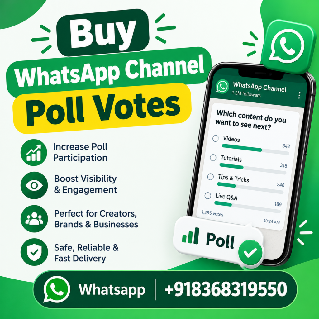 Buy Whatsapp Channel Poll Votes