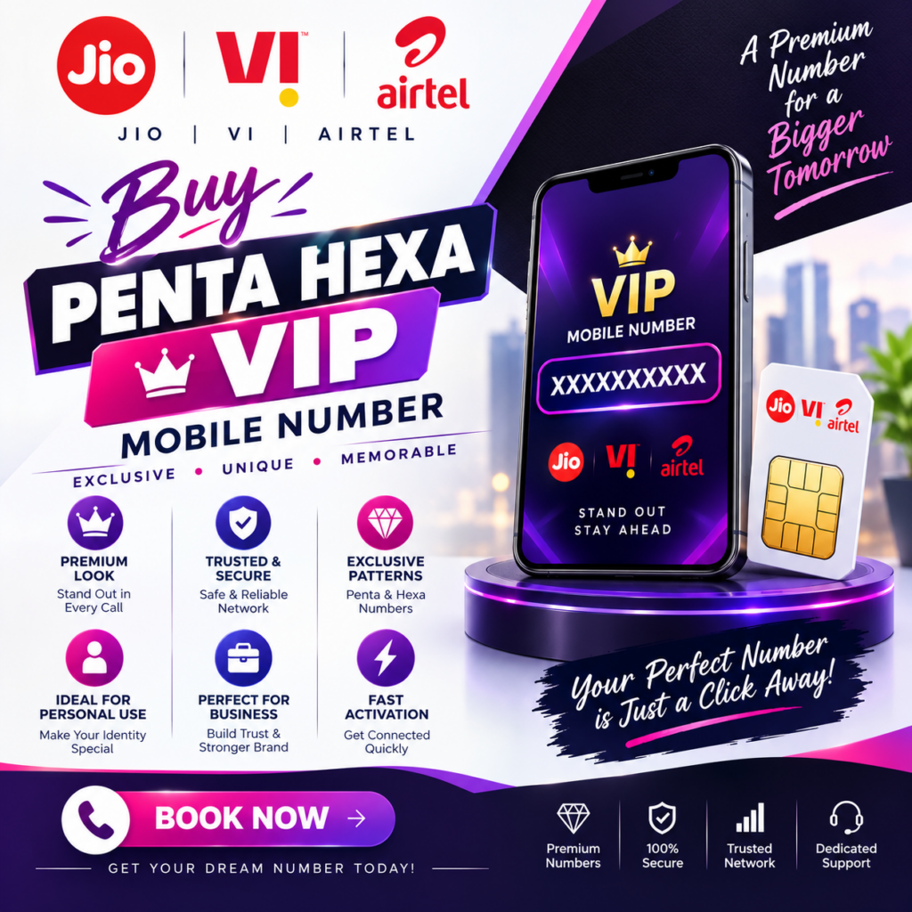 Buy Penta Hexa VIP Mobile Number